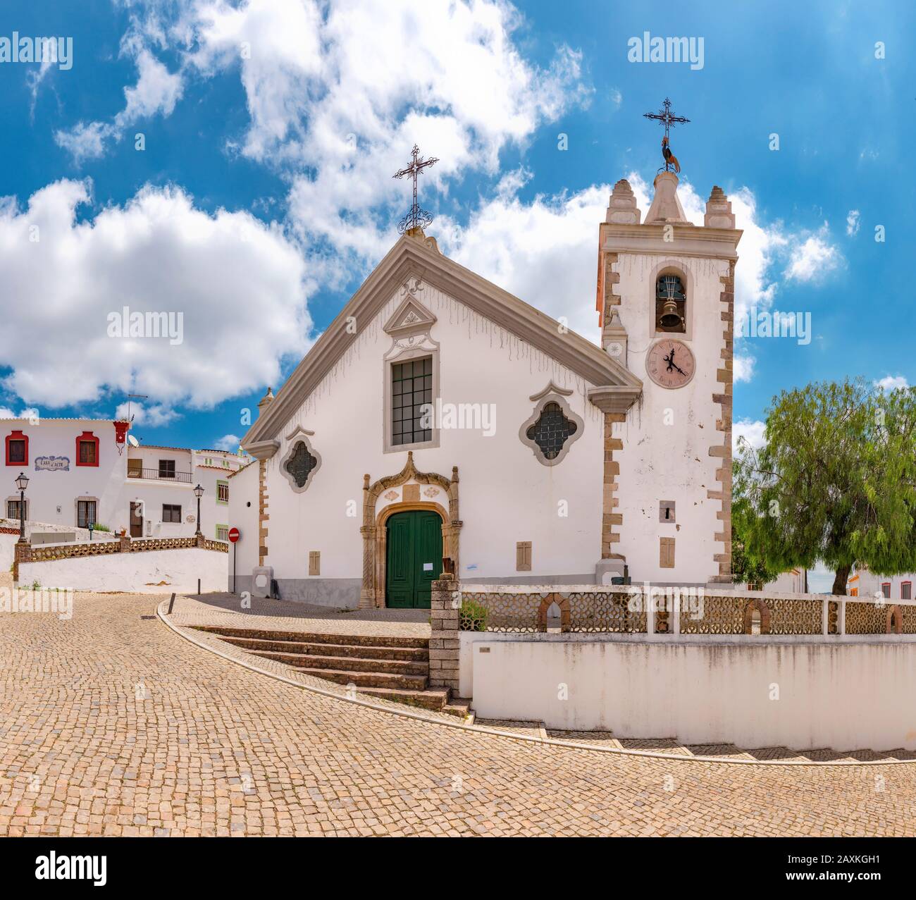 Igreja Matriz de Alte or the Igreja de Nossa Senhora da Assunção, Alte,   Portugal, Stock Photo
