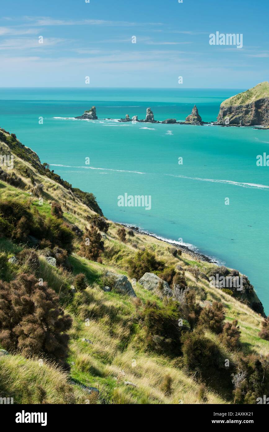 Decanter Bay, Banks Peninsula, Canterbury, South Island, New Zealand