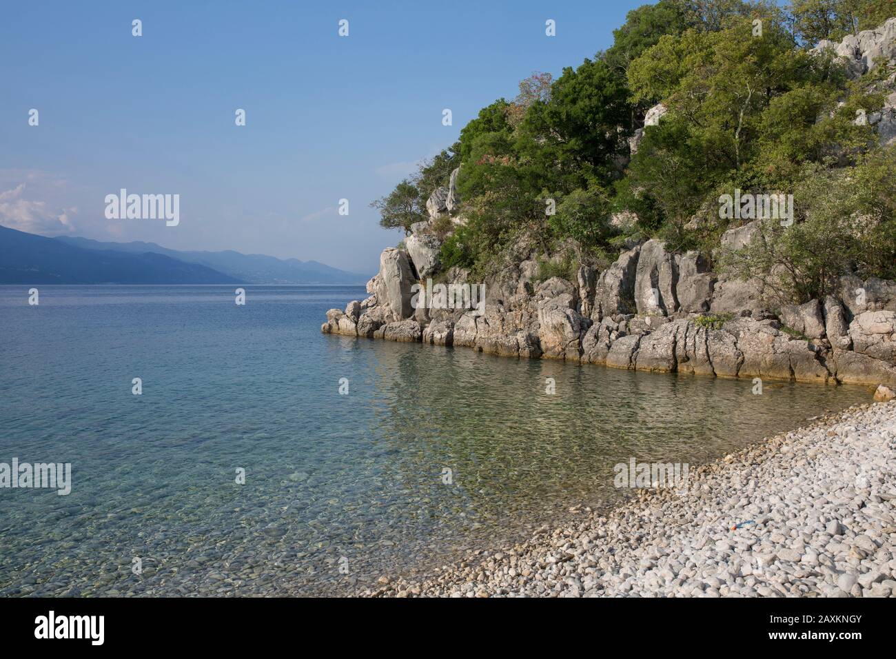 Coastal landscape in Porozina, Cres / Croatia Stock Photo - Alamy
