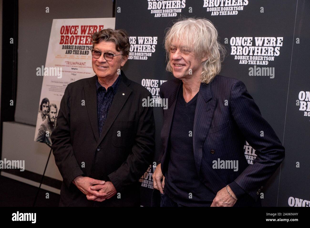 New York, NY, USA. 11th Feb, 2020. Robbie Robertson, Bob Geldof at(02)