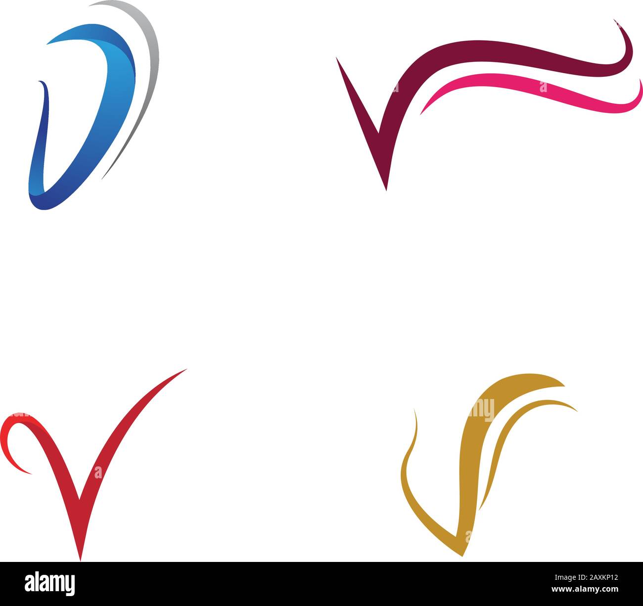 V Letter icon Template vector illustration design Stock Vector Image ...