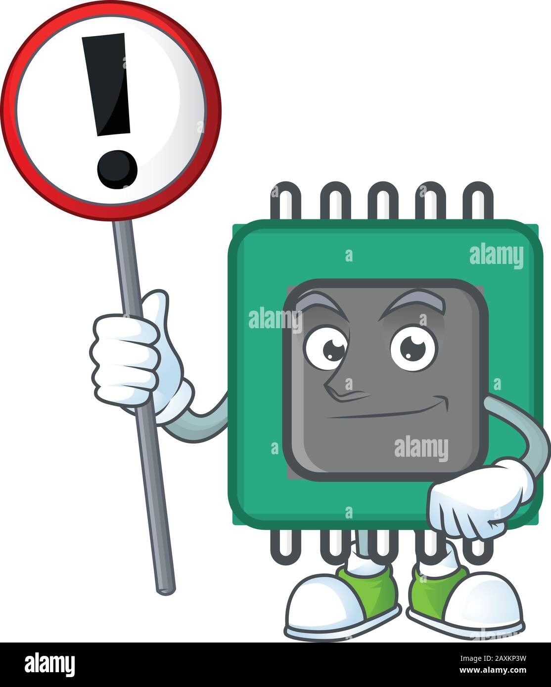 Cartoon character design of RAM rise up a broad Stock Vector Image ...