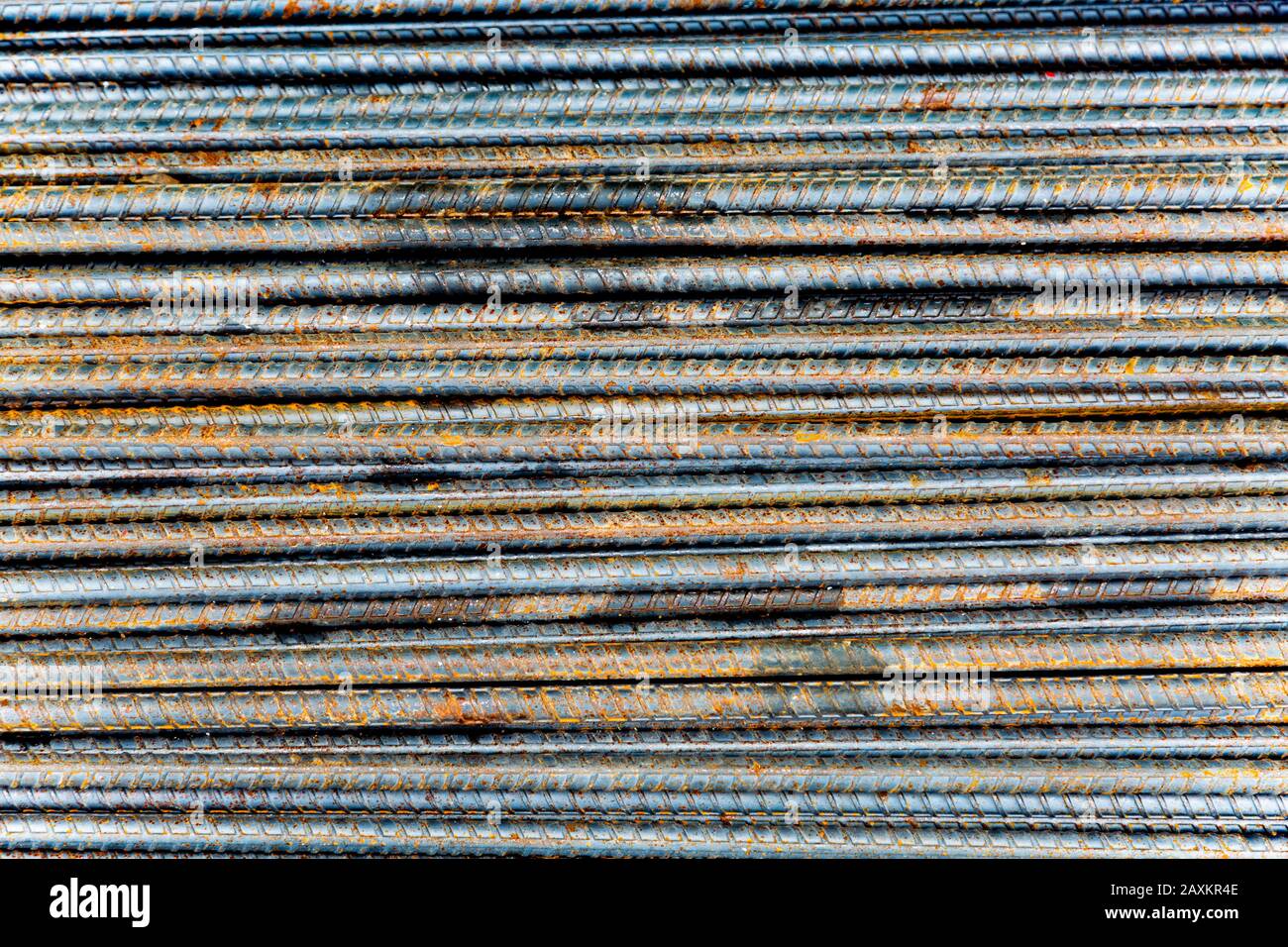 rusty rebar prepare for construction Stock Photo Alamy