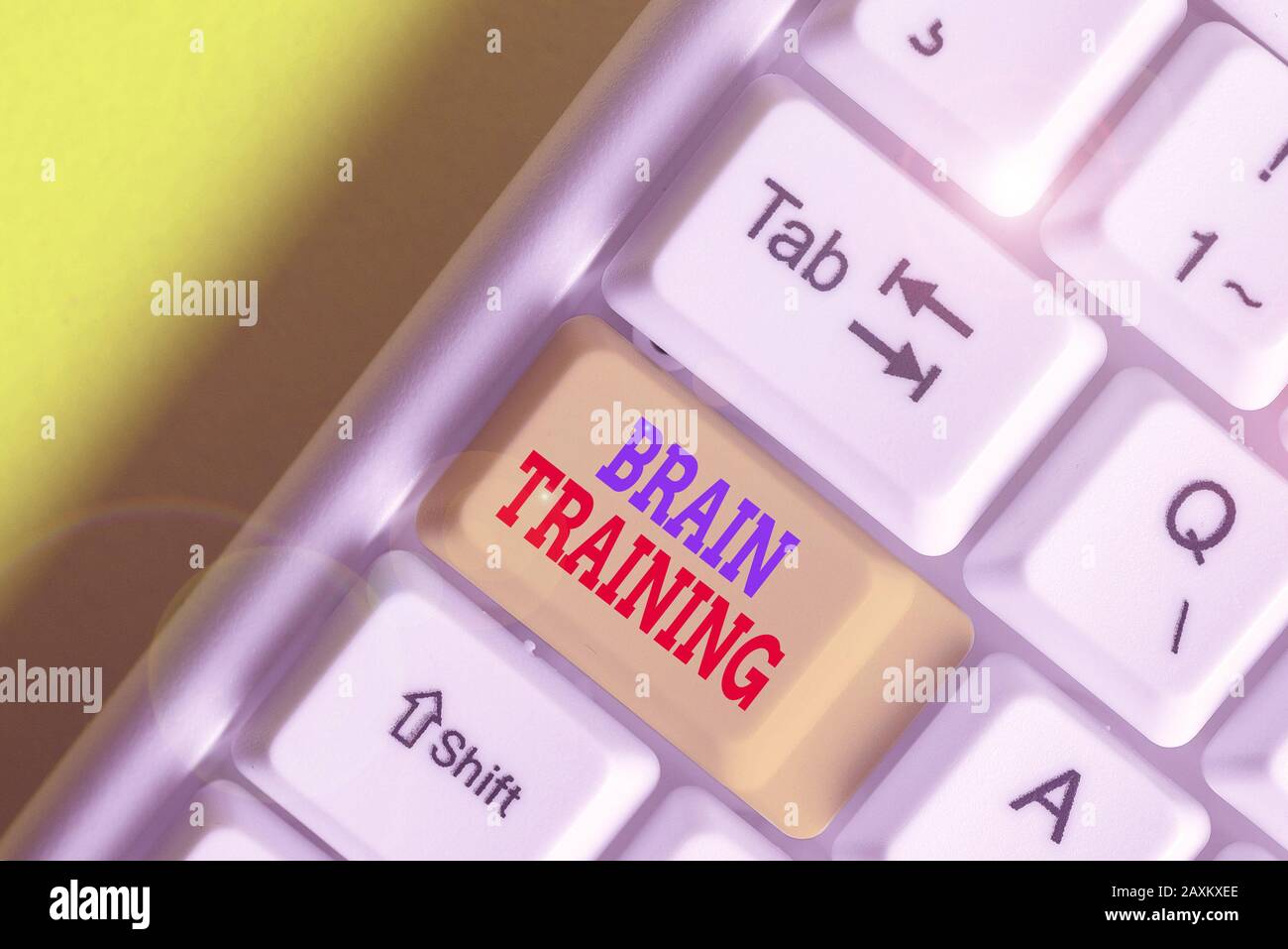 Handwriting text Brain Training. Conceptual photo mental activities to ...