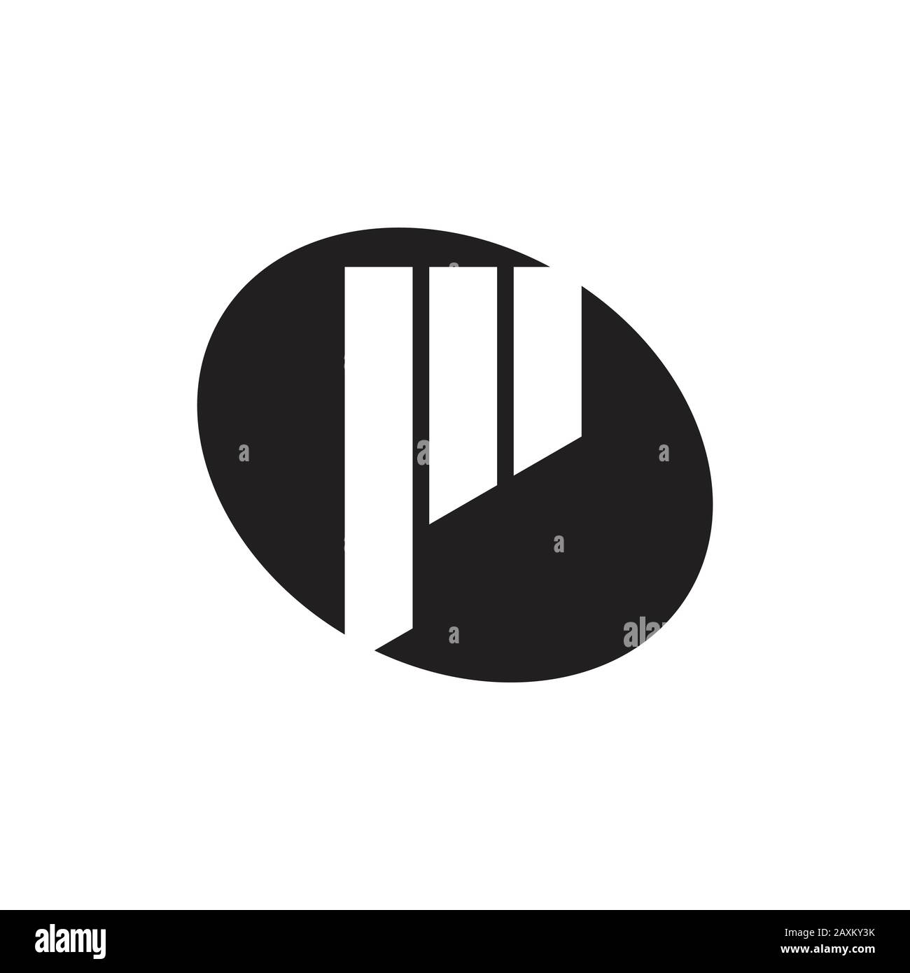 letter p stripes geometric simple logo vector Stock Vector Image & Art ...