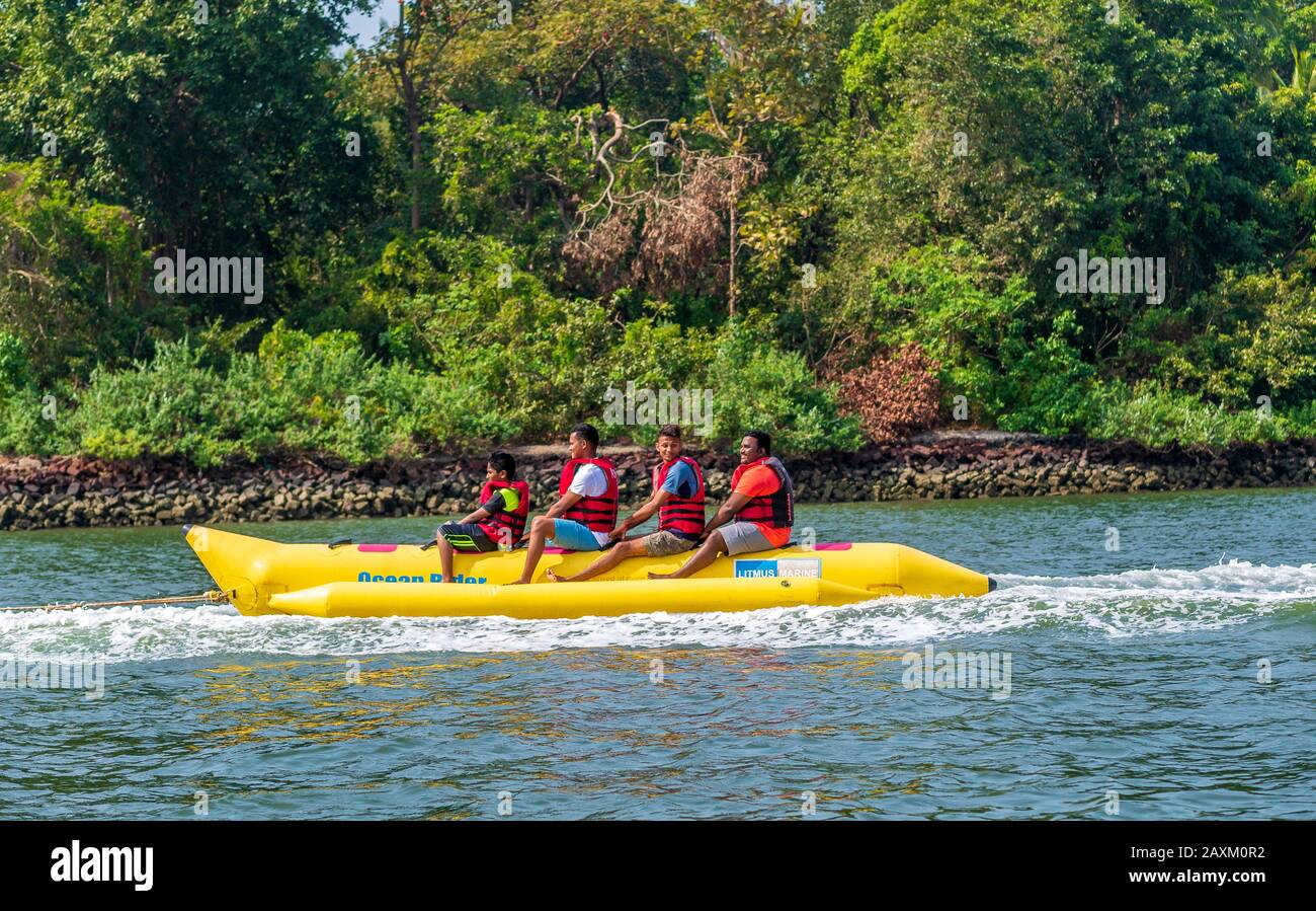 Malvan, India December 22, 2019 Tarkarli beach famous for water