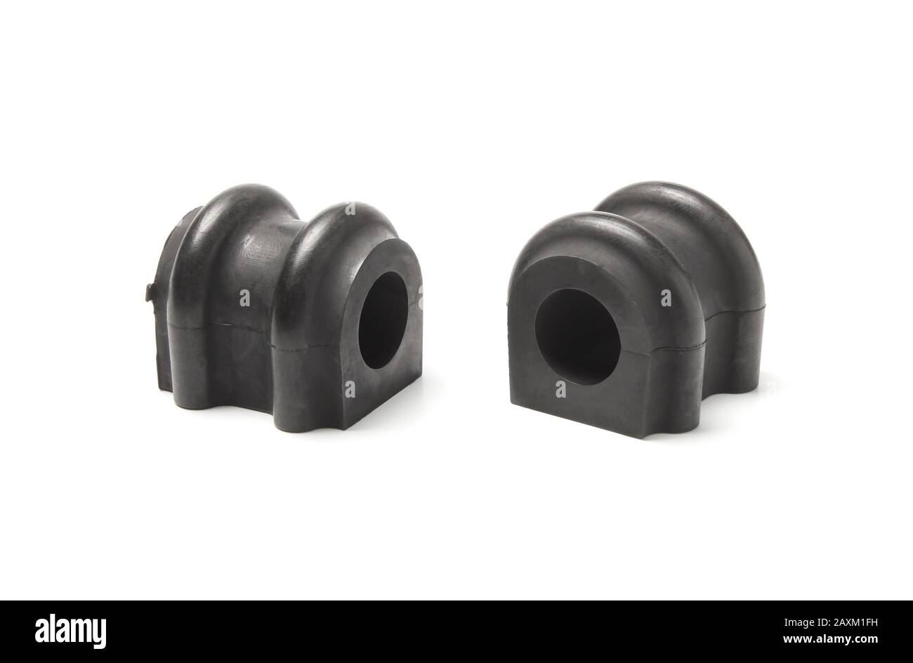 Rubber bushings of car stabilizer isolated on white Stock Photo Alamy