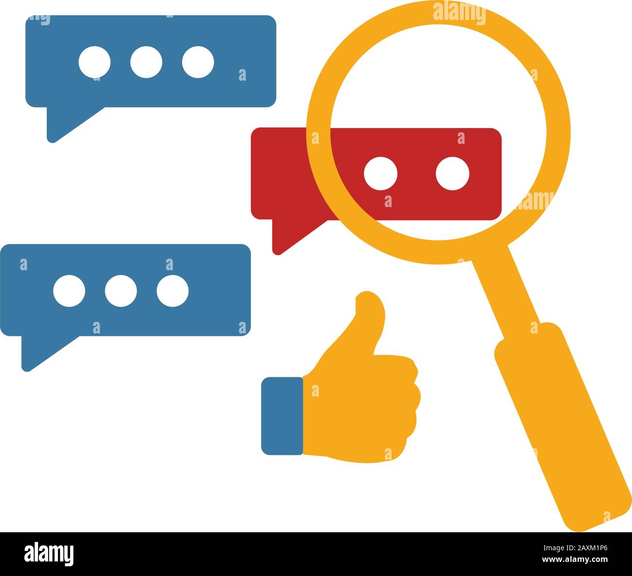 Monitoring Feedback icon. Simple element from project management icons