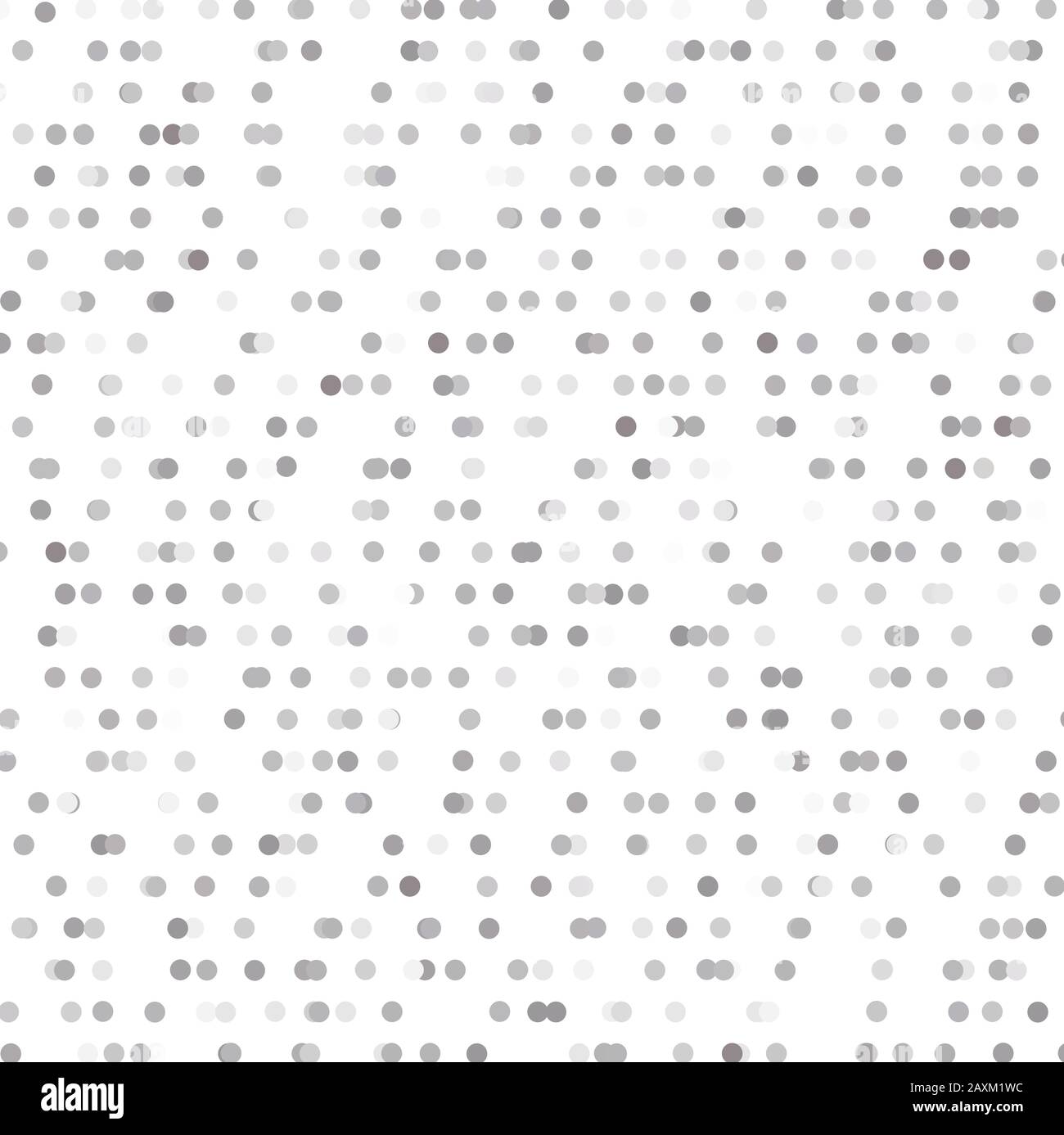 Gray polka dots on white background Stock Vector Image & Art Alamy