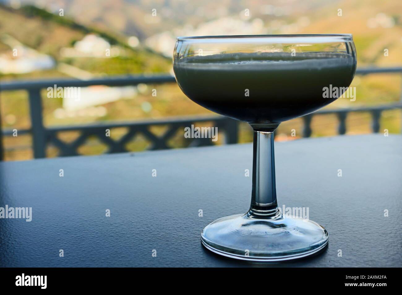 Take this drink in a hotel or on the balcony of your house while you relax.  You can also take it in a restaurant and celebrate an event. Stock Photo