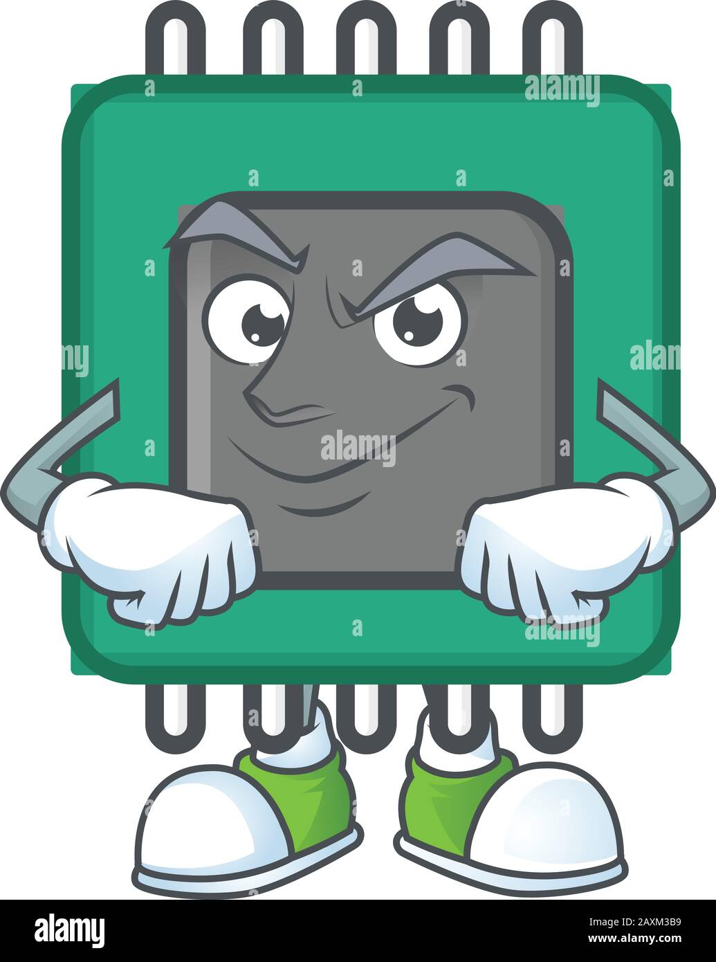 RAM mascot icon design style with Smirking face Stock Vector Image ...