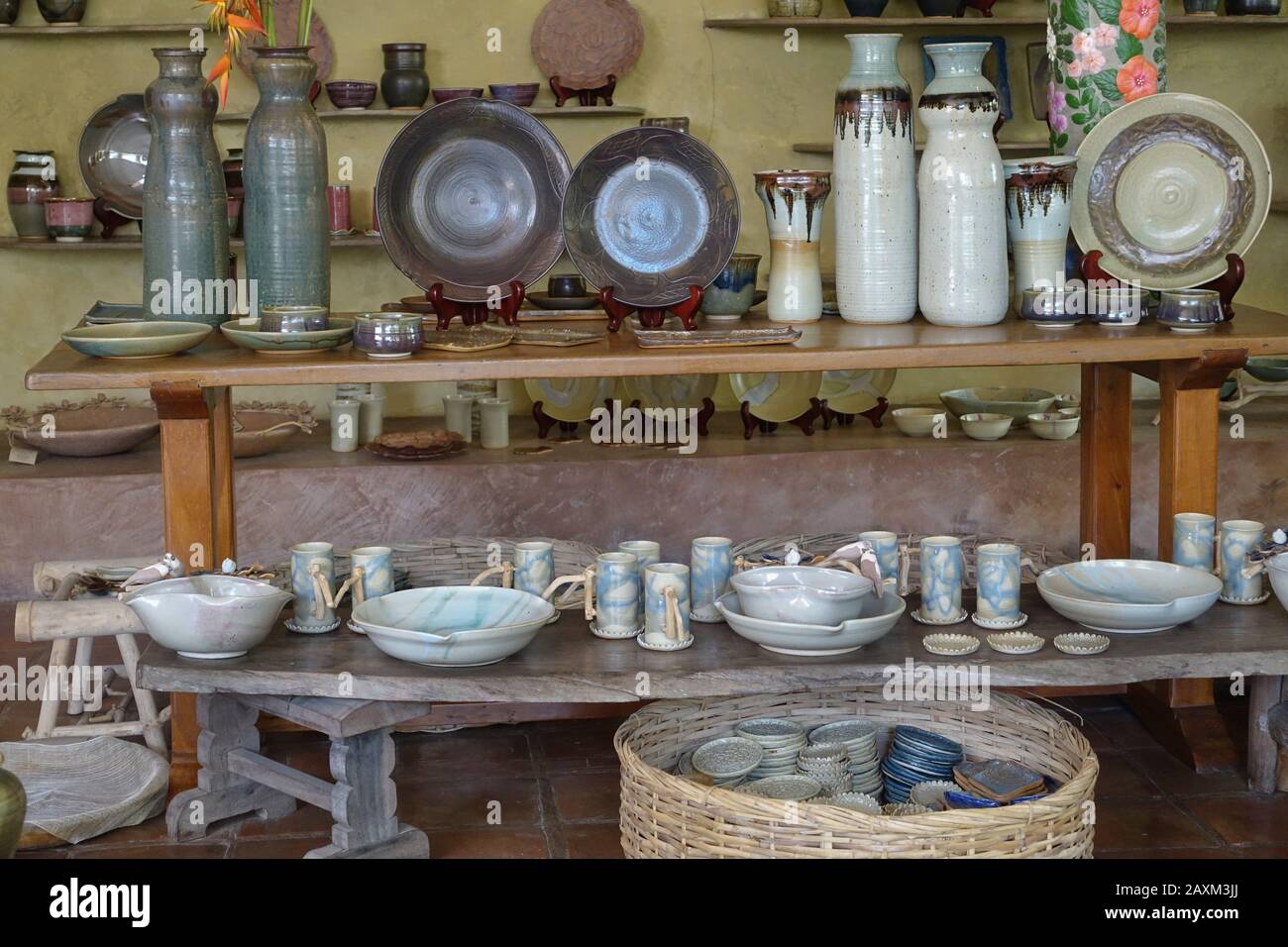 Ugo Bigyan's Pottery Garden in Tiaong, Quezon is a pottery garden, restaurant, an art gallery