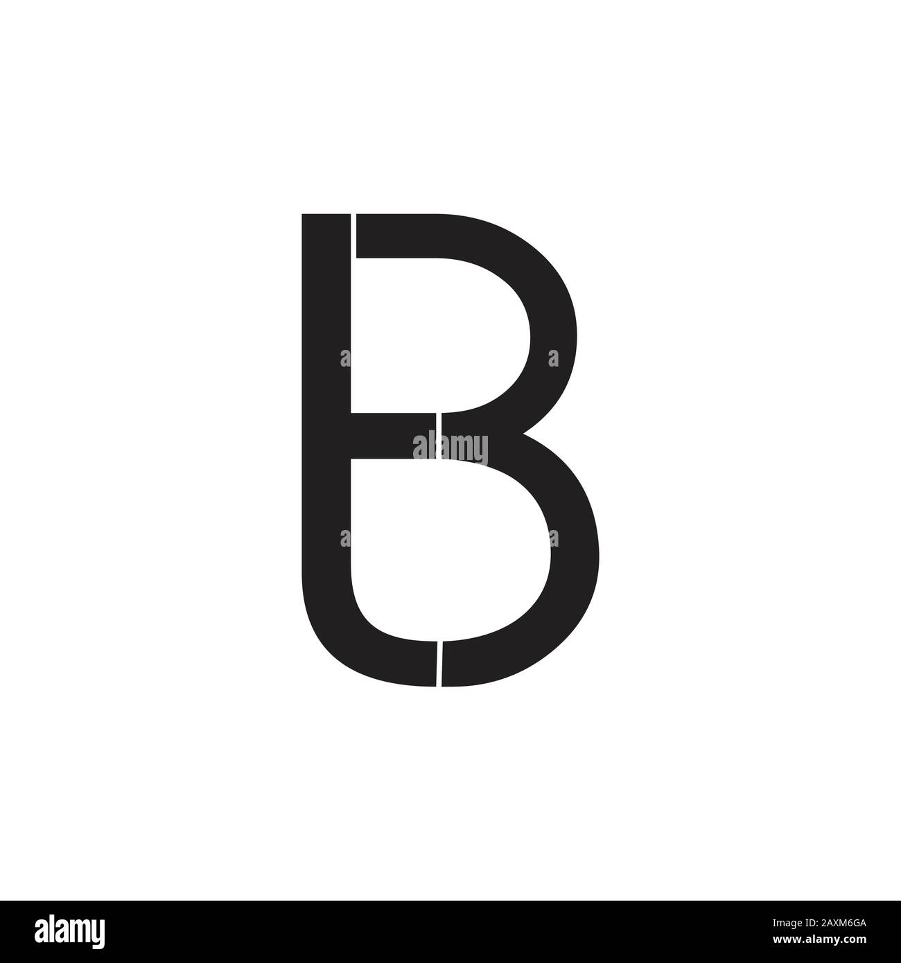 simple geometric text letter logo vector collection set Stock Vector ...