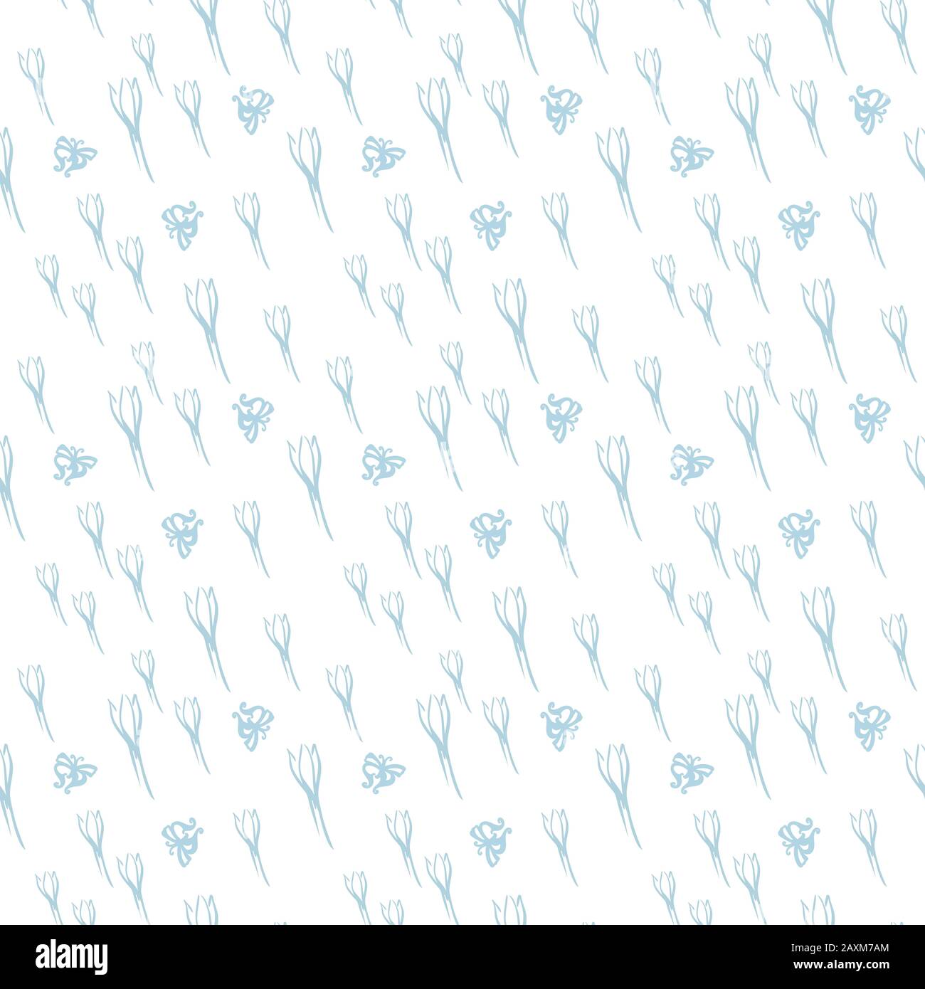 Trendy Seamless Floral Pattern in Vector Stock Vector Image & Art - Alamy