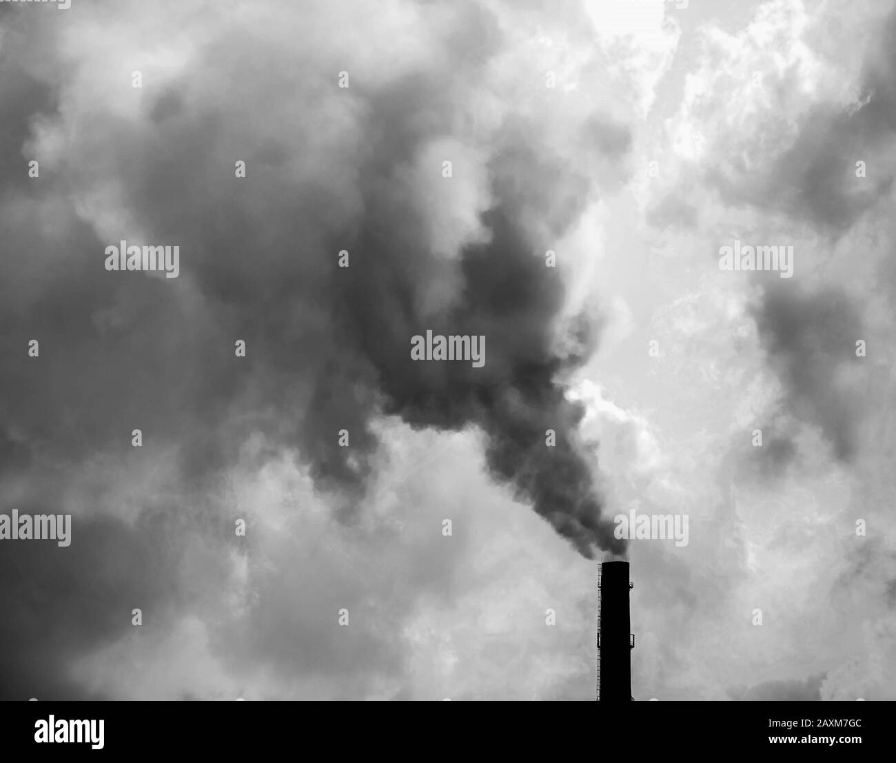 Air pollution Black and White Stock Photos & Images - Alamy