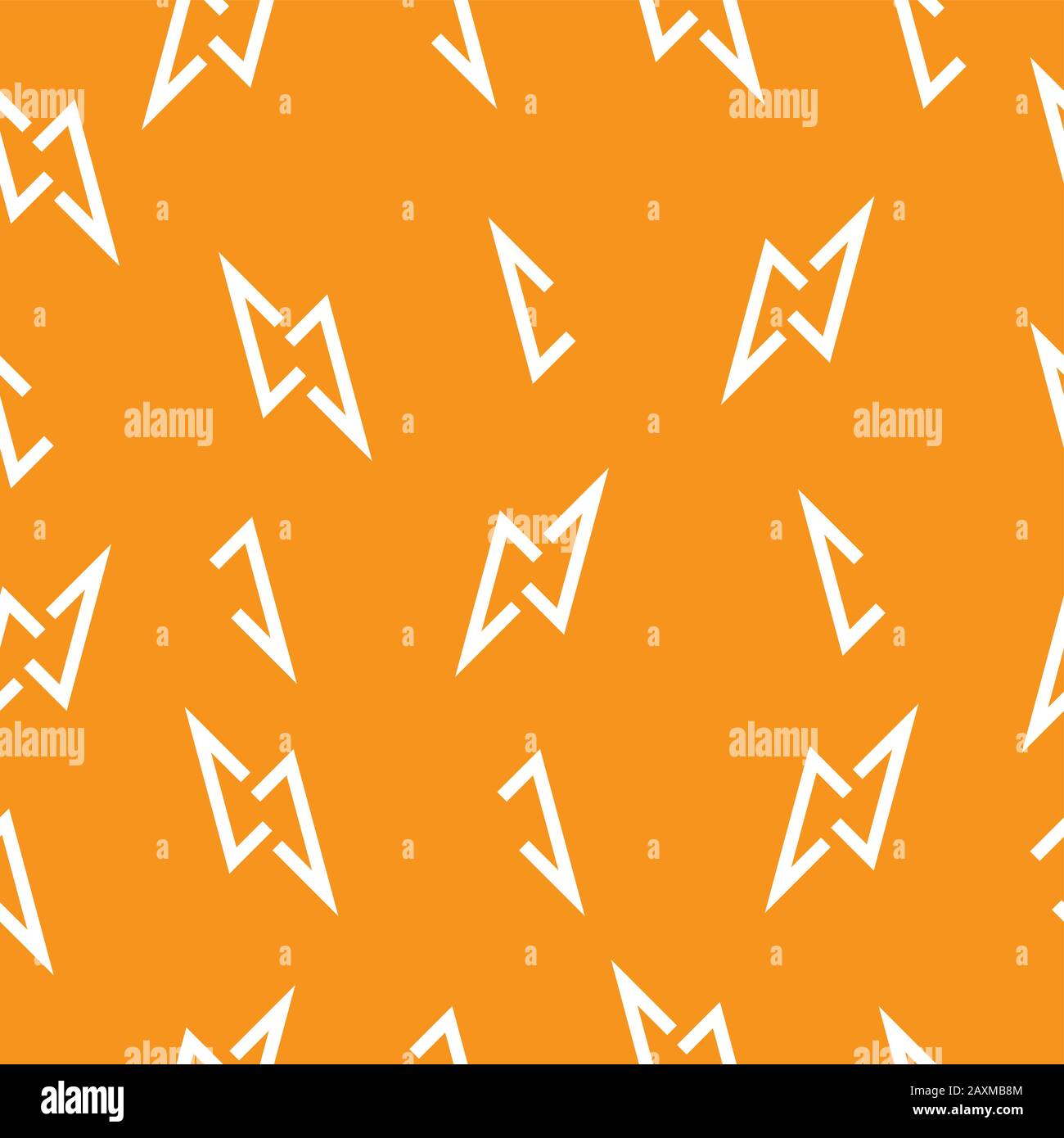 letter n thunder shape seamless background vector Stock Vector