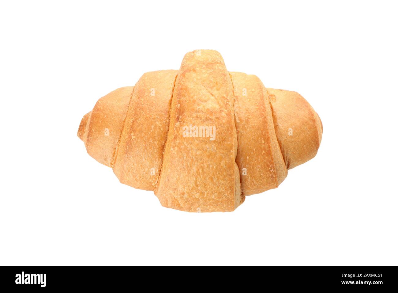 Freshly baked croissant isolated on white background Stock Photo - Alamy