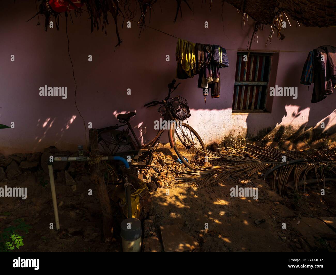 Rural indian village house hi-res stock photography and images - Alamy