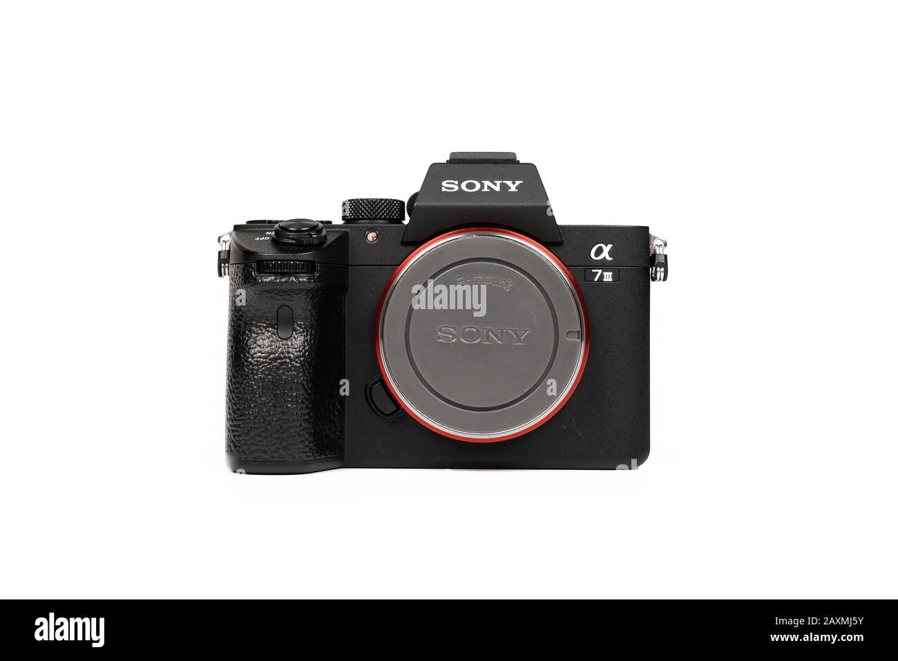 Bangkok, Thailand - 14 Jun 2019, Sony A7ii (Alpha 7 mark 2) Fullframe mirrorless camera was Thailand in 2019, Bangkok, Thailand. Stock Photo