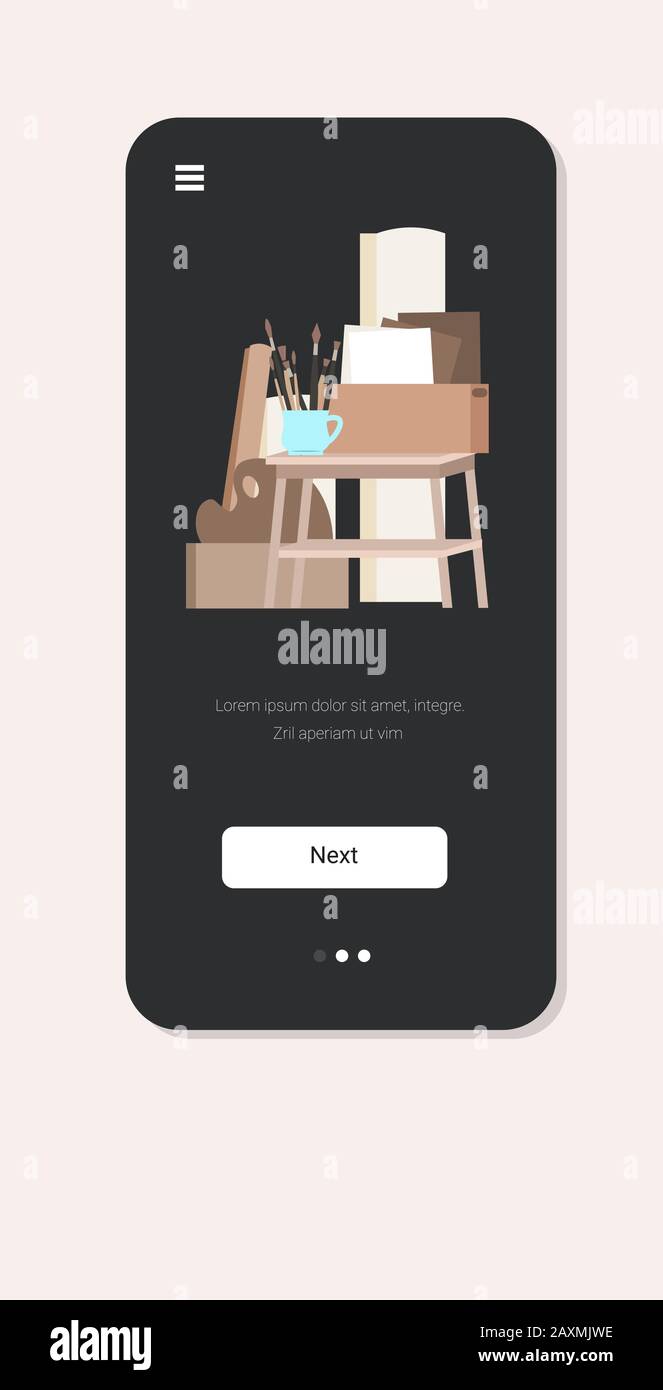 Paint brush people nobody craft Stock Vector Images Alamy