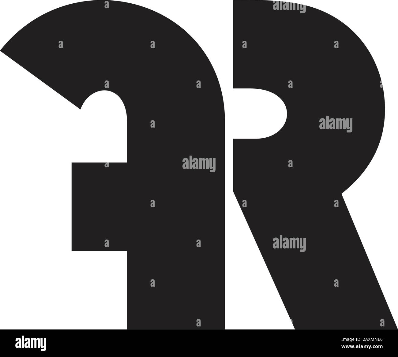 letters fr simple logo vector Stock Vector Image & Art - Alamy