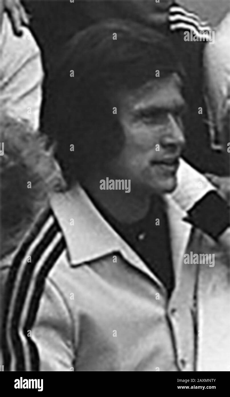 Jupp Heynckes 1974 / Archive: Photo Collection Anefo Report / Series:   1974 FIFA World Cup Final in Munich, West Germany v Netherlands 2-1; German team with World Cup Date: July 7, 1974 Location: Munich, Netherlands, West Germany Keywords: teams, finals, sports, soccer, World Cup Stock Photo
