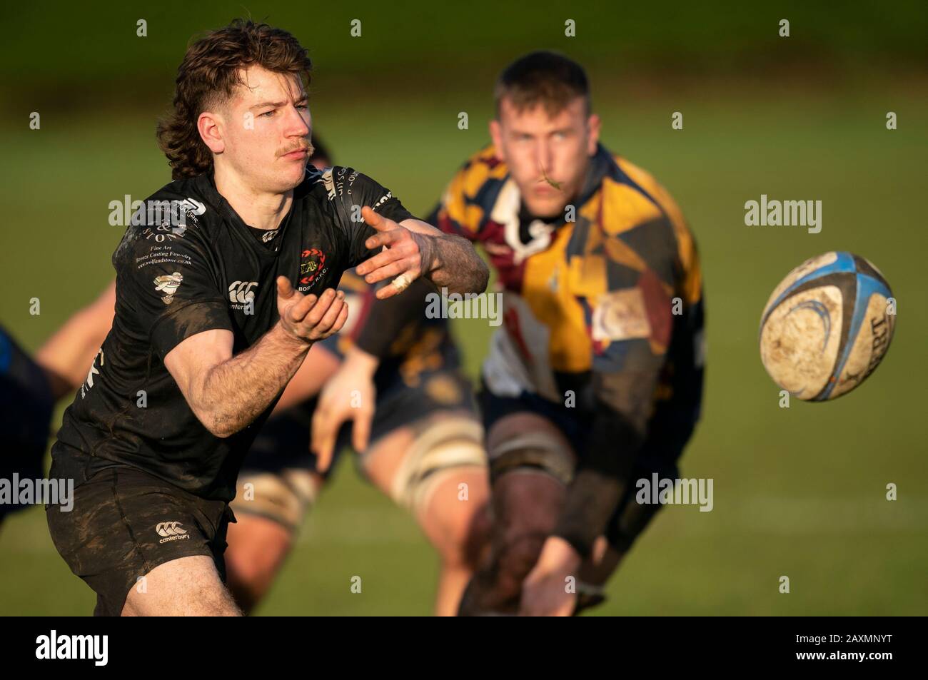 Sherborne RFC 1st XV vs Oxford Harlequins RFC 1st XV,  Saturday, 18, January, 2020 - Sherborne, England, United Kingdom (Photo Credit: Nick Walker/Spo Stock Photo