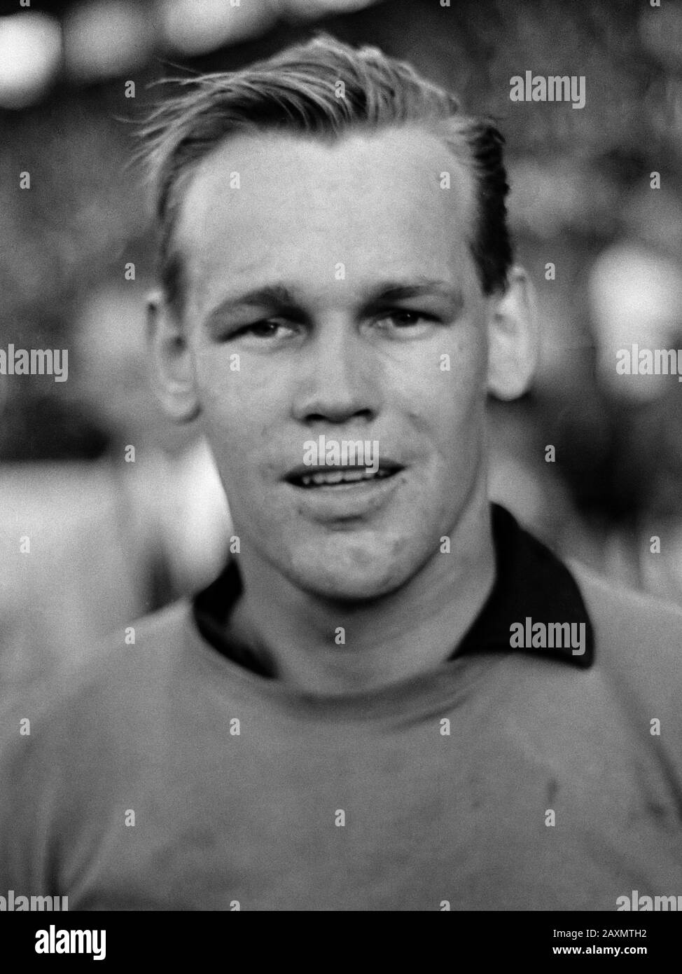 Cup final against Ajax 2-1 NAC, Peter van de Merwe (head) of NAC June 7, 1967 Stock Photo