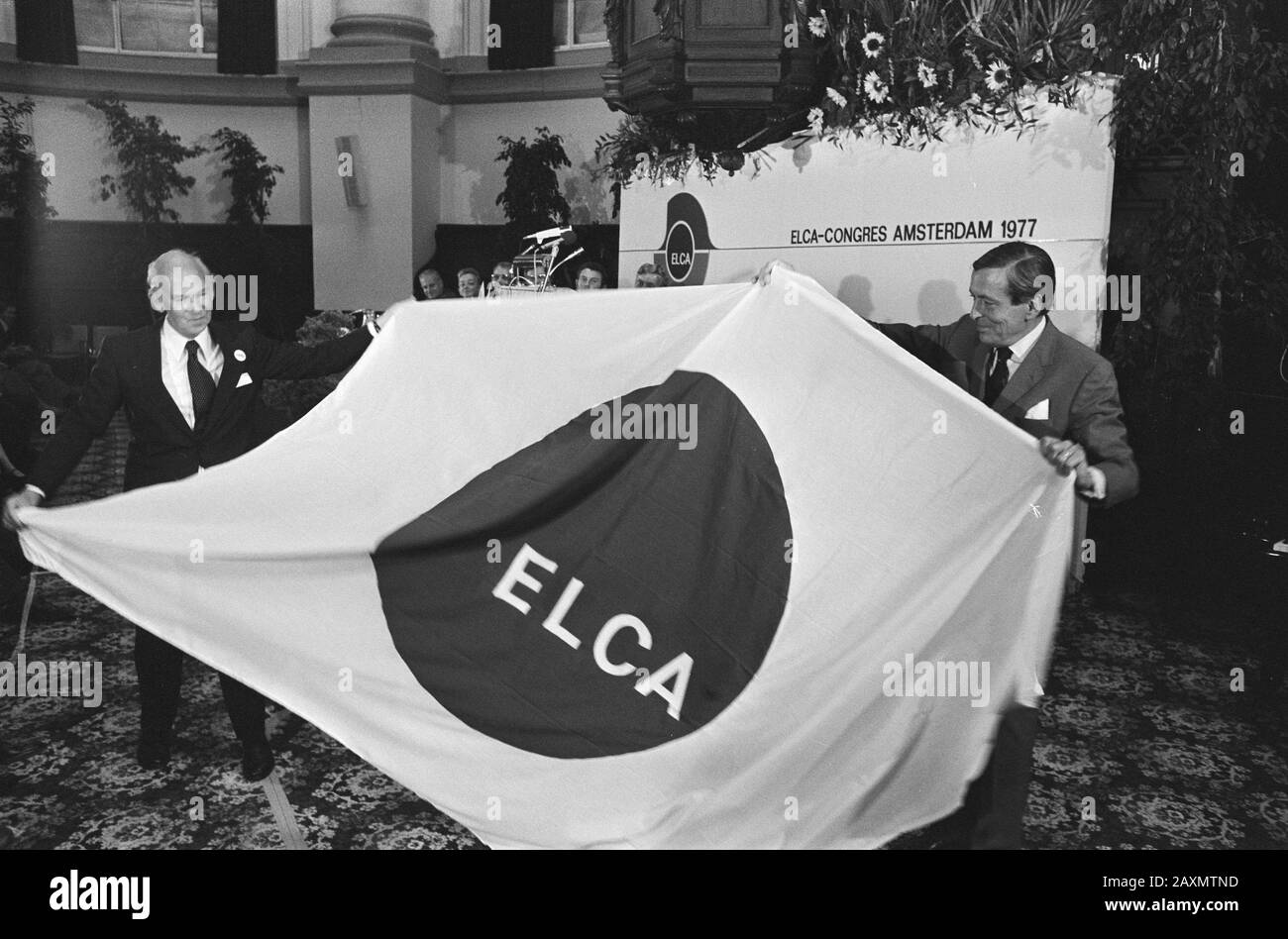 Collection / Archive: Photo Collection Anefo Report / Series:   Prince Claus opens 8th Congress of European Landsape Contrators Date: September 21, 1977 Keywords: conferences, openings Person Name: Claus, prince Stock Photo