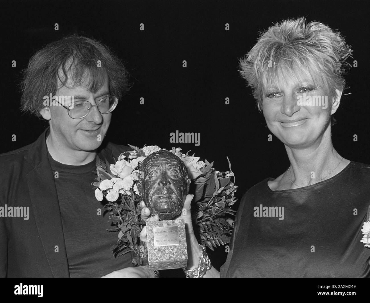 Adèle Bloemendaal and companion French Ehlhart October 24, 1983 Stock Photo