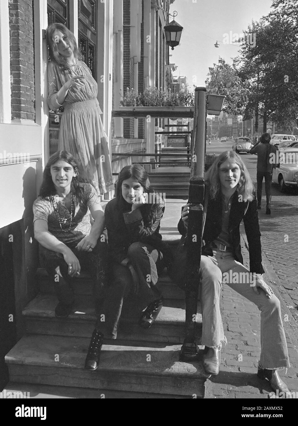 English rock band Incredible String Band in Amsterdam September 25, 1970 Stock Photo