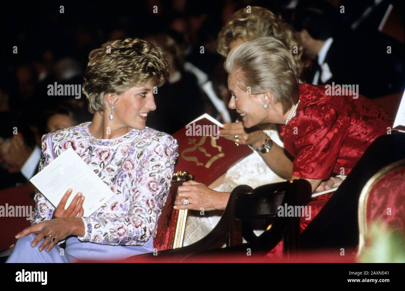 HRH Princess Diana and HRH Katharine, Duchess of Kent at the ...