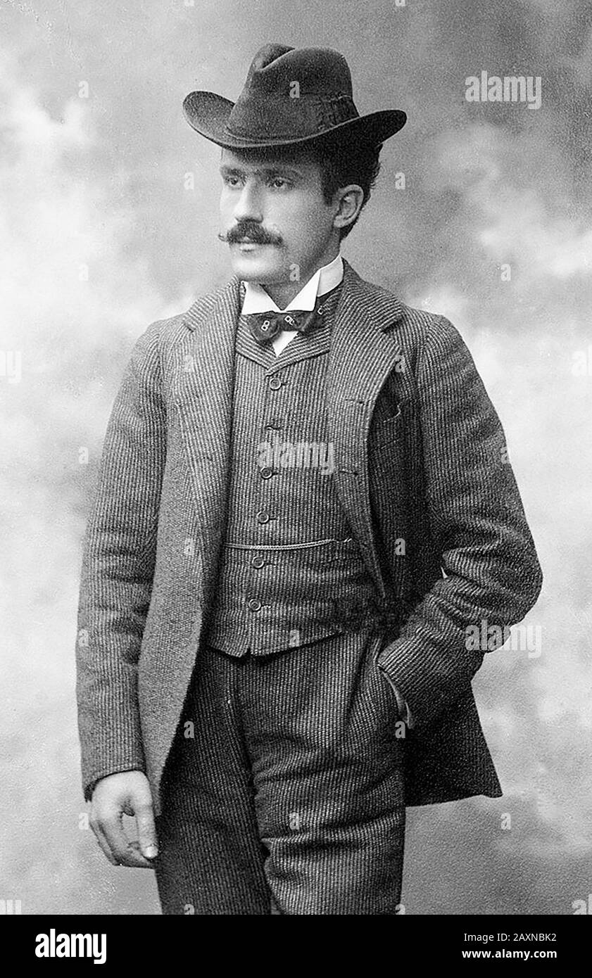 ARTURO TOSCANINI (1867-1957) Italian conductor about 1900 Stock Photo