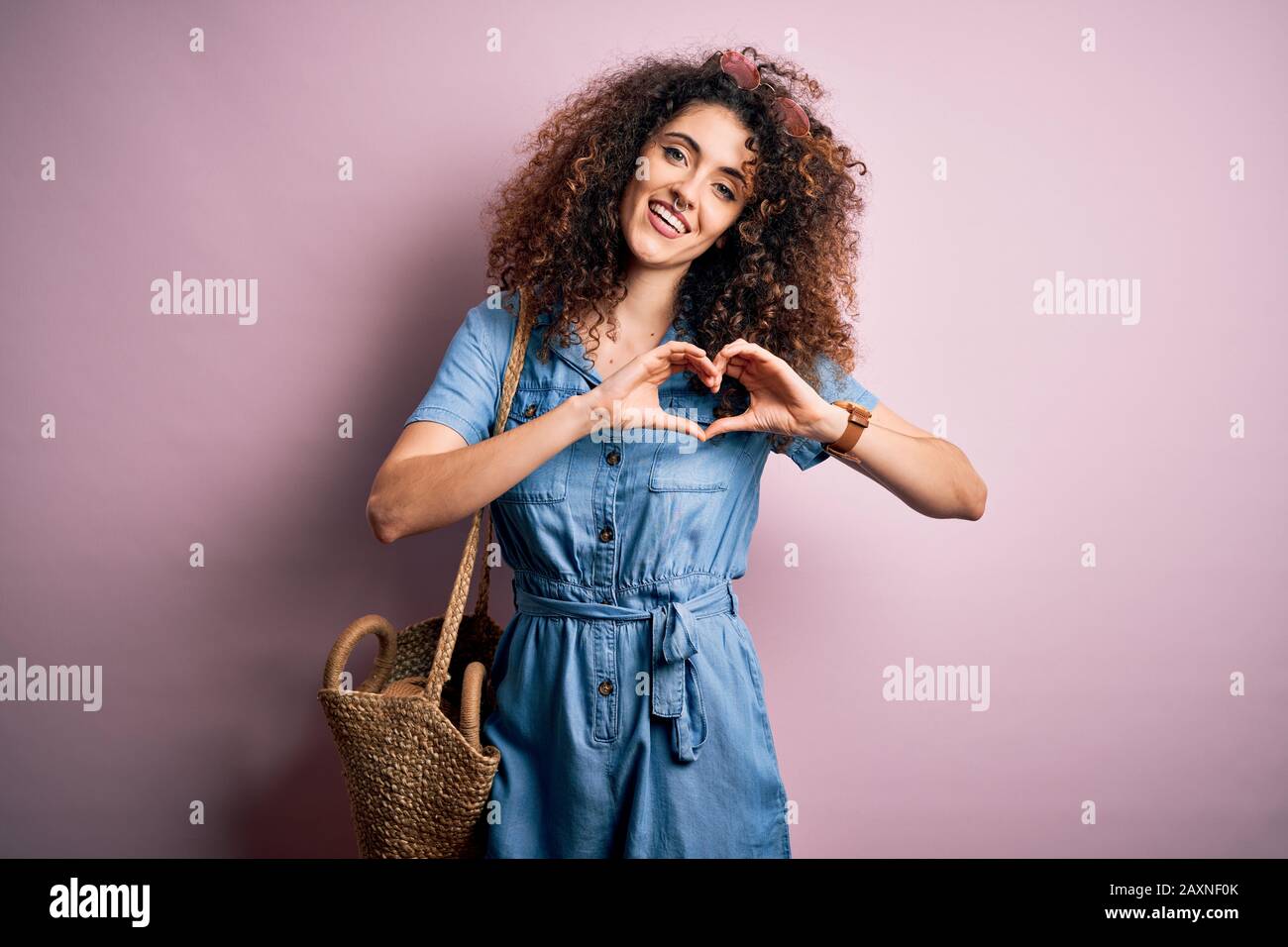 roman denim dress