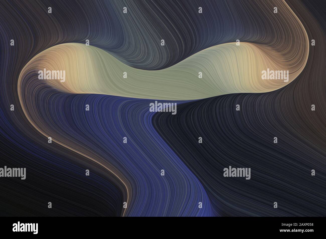 Line Waves In3 Color artistic wave lines and fluid colors style with contemporary waves ...
