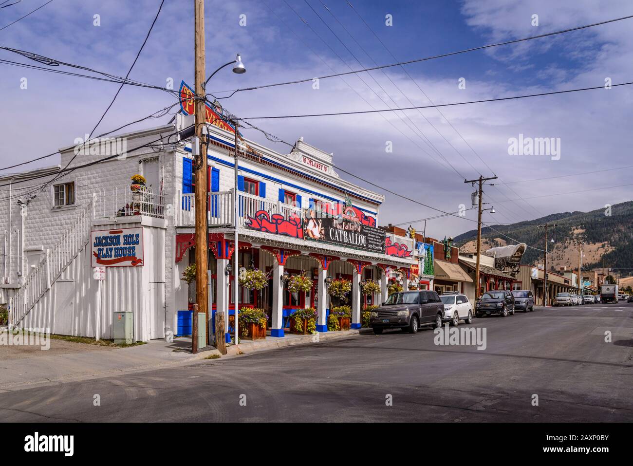 The USA, Wyoming, Jackson Hole, Jackson, Jackson Hole Playhouse Stock