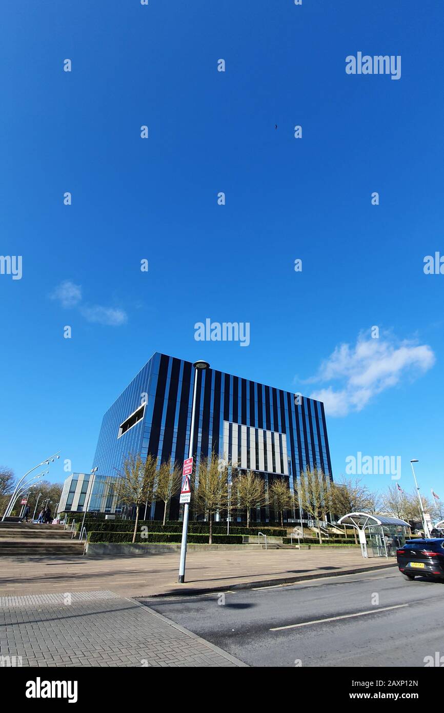 Corby, United Kingdom 8, 02, 2020 Corby Borough Council, modern