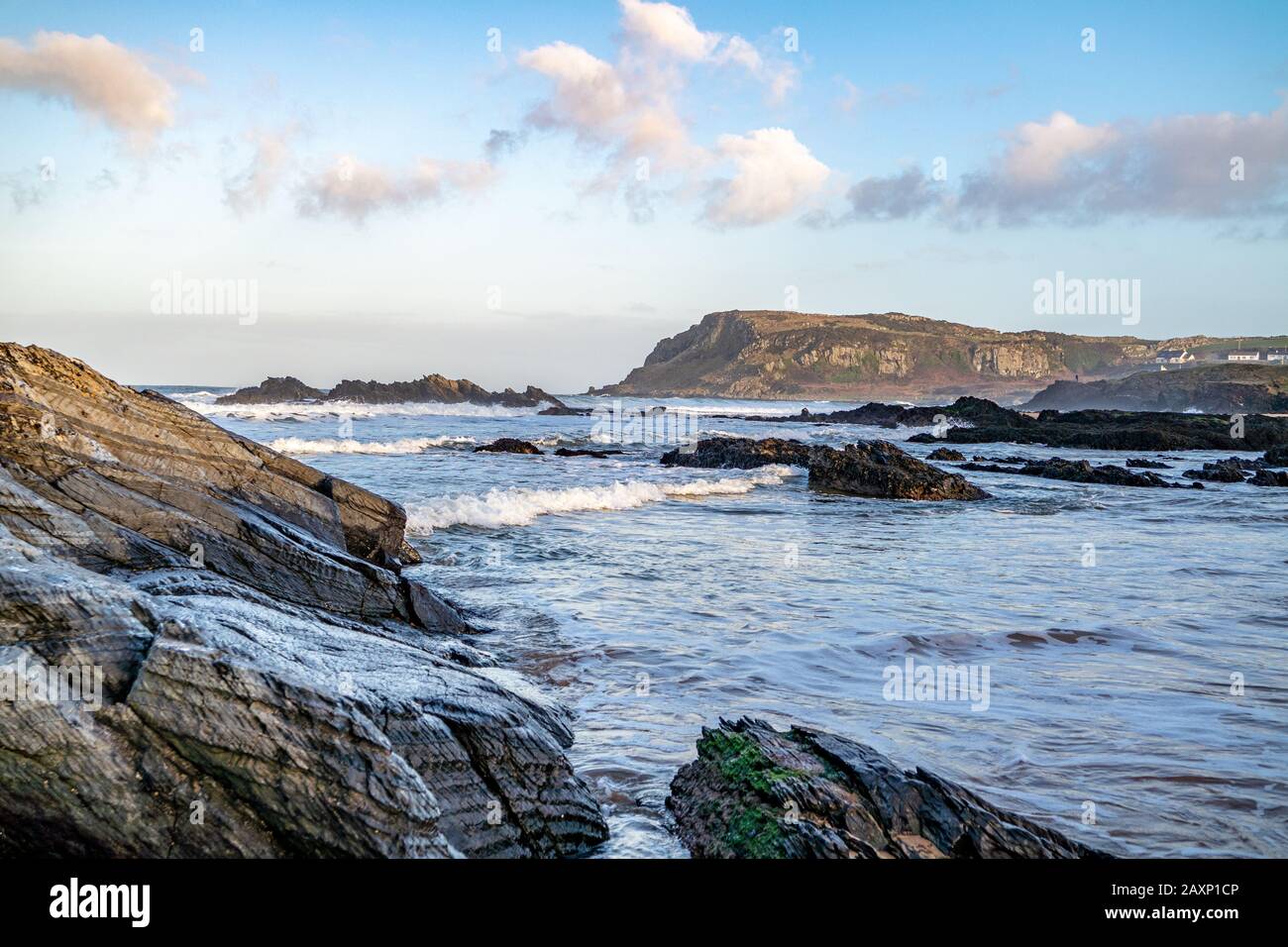 Culdaff beach, Inishowen Peninsula. County Donegal - Ireland Stock ...