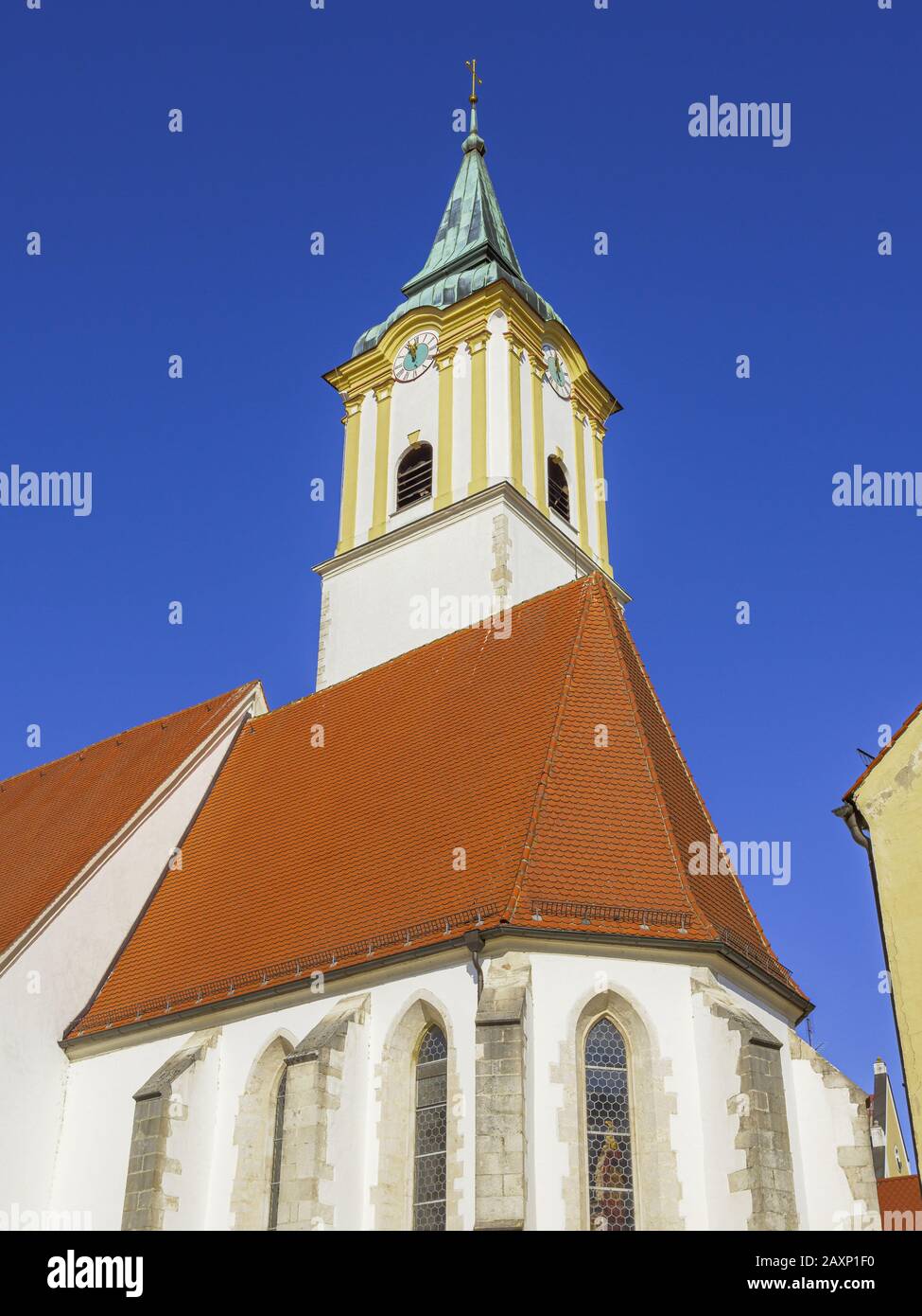 Barbara Church, Abensberg, Lower Bavaria, Germany Stock Photo