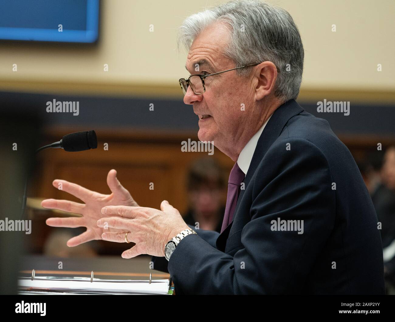 Federal Reserve Chair Jerome Powell testified on the economy and ...