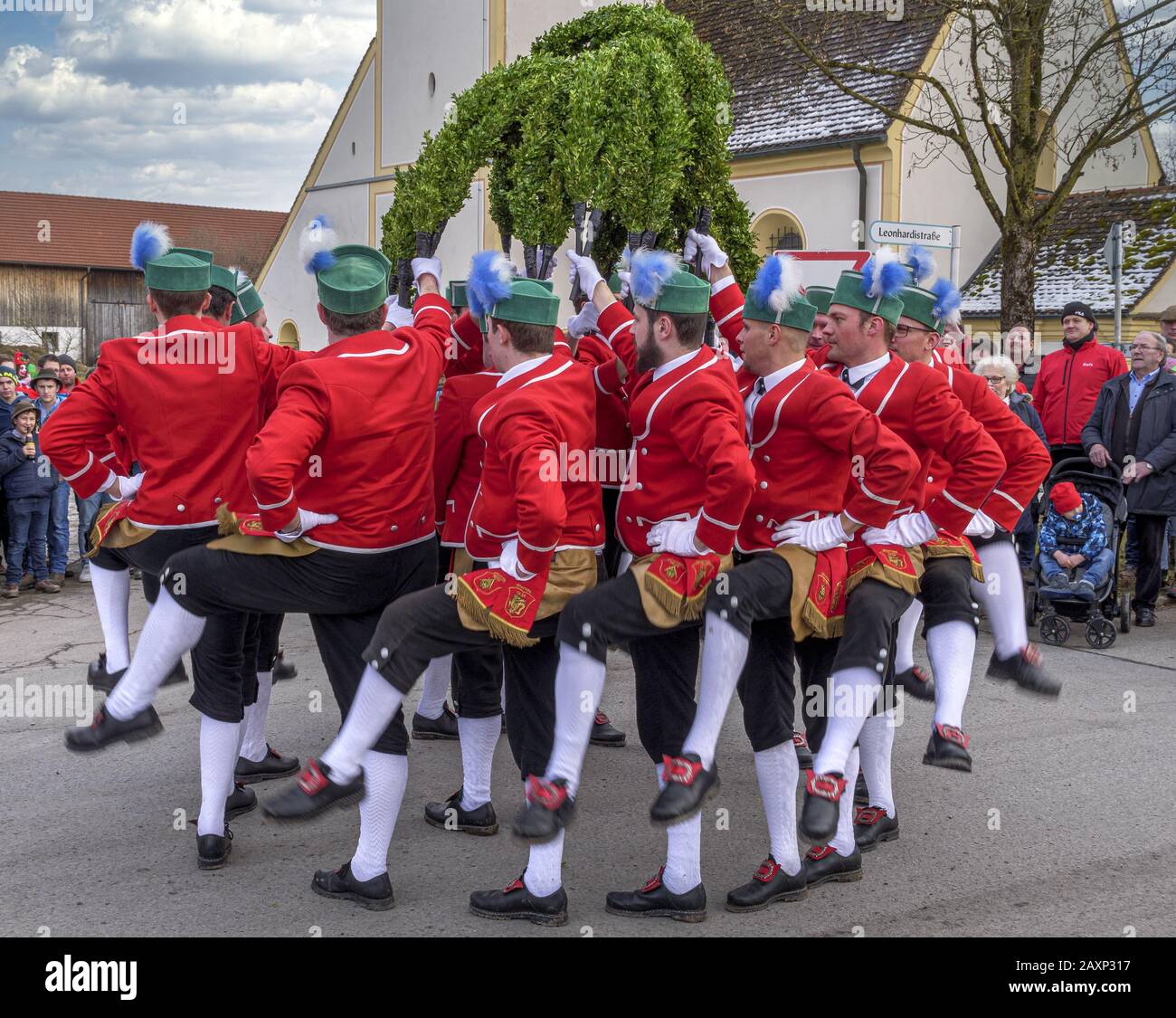 Schafflertanz In Froschhausen Upper Bavaria Germany Stock Photo Alamy