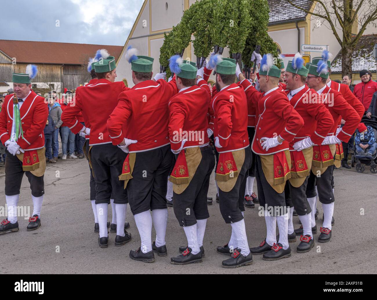 Schafflertanz In Froschhausen Upper Bavaria Germany Stock Photo Alamy