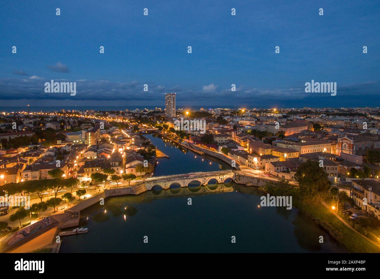 Skyline Rimini Rimini skyline hi-res stock photography and images - Alamy