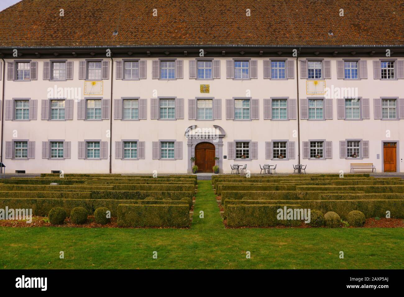 Blick auf Kloster Muri in der Schweiz Stock Photo