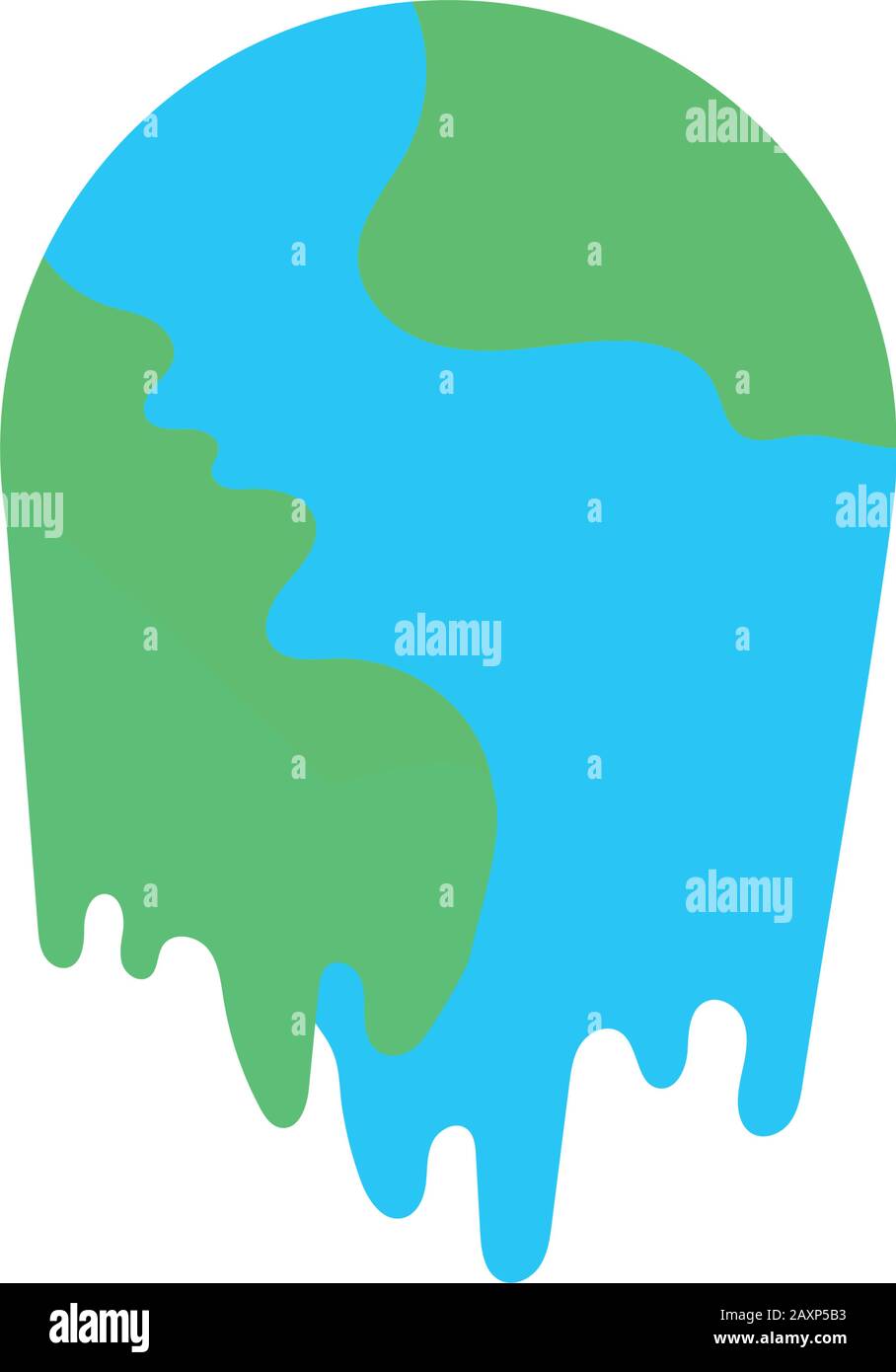 world planet earth melting flat style Stock Vector Image & Art - Alamy
