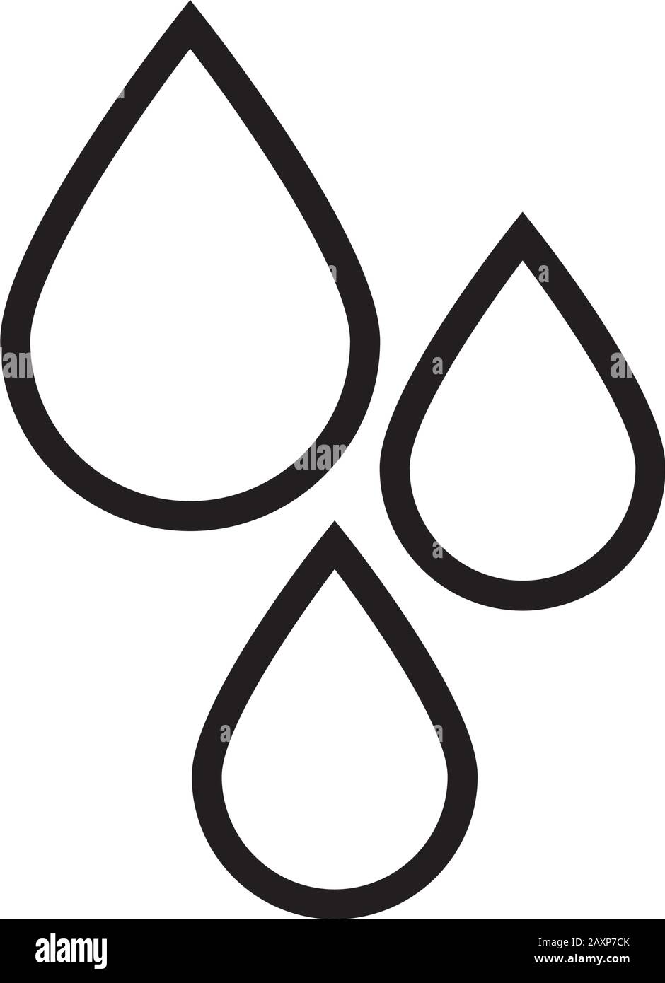 water drops line style icon Stock Vector Image & Art - Alamy