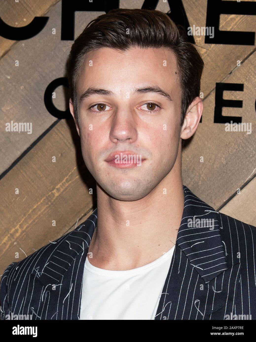 bodsøvelser Gade dør New York City, United States. 12th Feb, 2020. MANHATTAN, NEW YORK CITY, NEW  YORK, USA - FEBRUARY 12: Cameron Dallas arrives at the Michael Kors  Collection Fall/Winter 2020 Runway Show - February