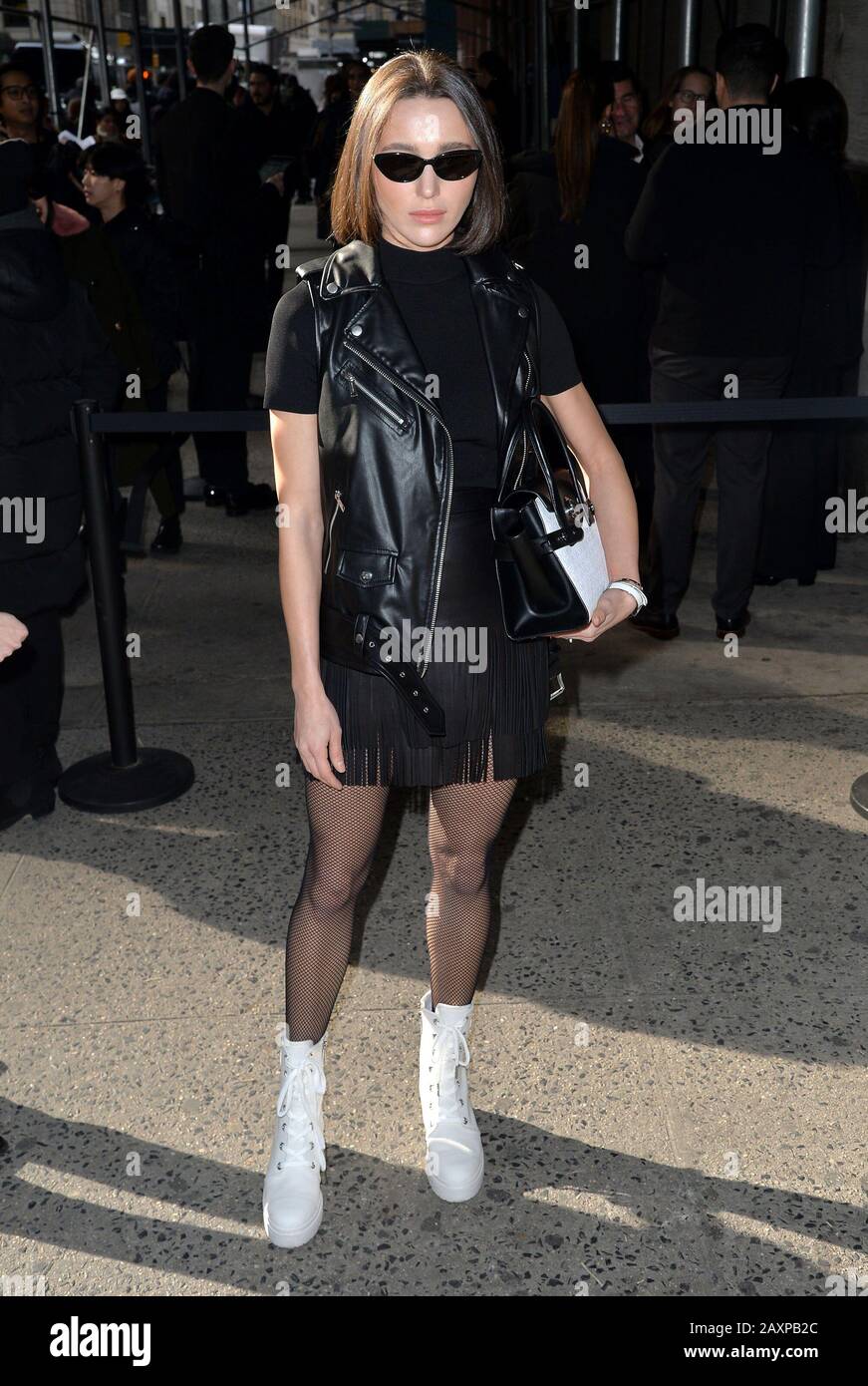 udendørs stå Fordampe New York, NY, USA. 12th Feb, 2020. Mary Leest in attendance for Michael Kors  Fall/Winter 2020 Fashion Show Presentation, American Stock Exchange, New  York, NY February 12, 2020. Credit: Kristin Callahan/Everett  Collection/Alamy