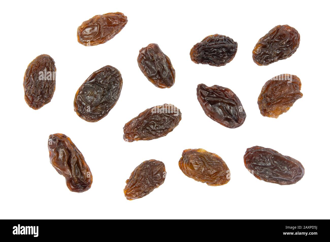 Raisins isolated on white background with clipping path Stock Photo - Alamy