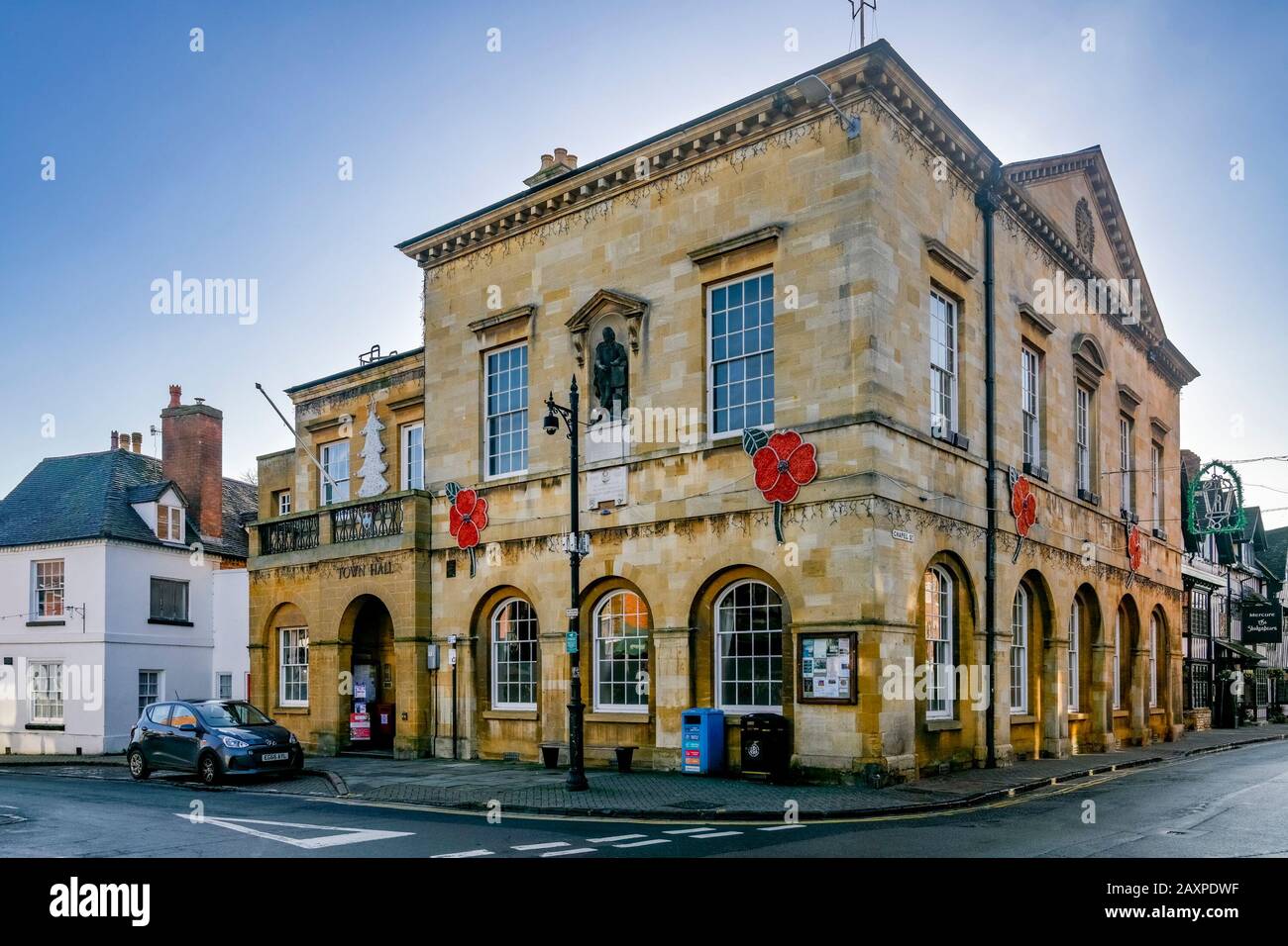 Town Hall, Stratford upon Avon, Warwickshire, England, UK Stock Photo